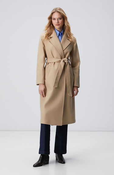  Network Kadın Taş Kaşmir ve Yün Karışımlı Manto