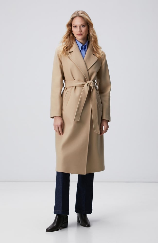  Network Kadın Taş Kaşmir ve Yün Karışımlı Manto