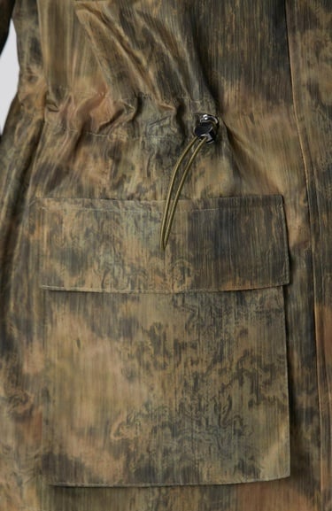  Network Kadın Haki N-Tech Desenli Mont