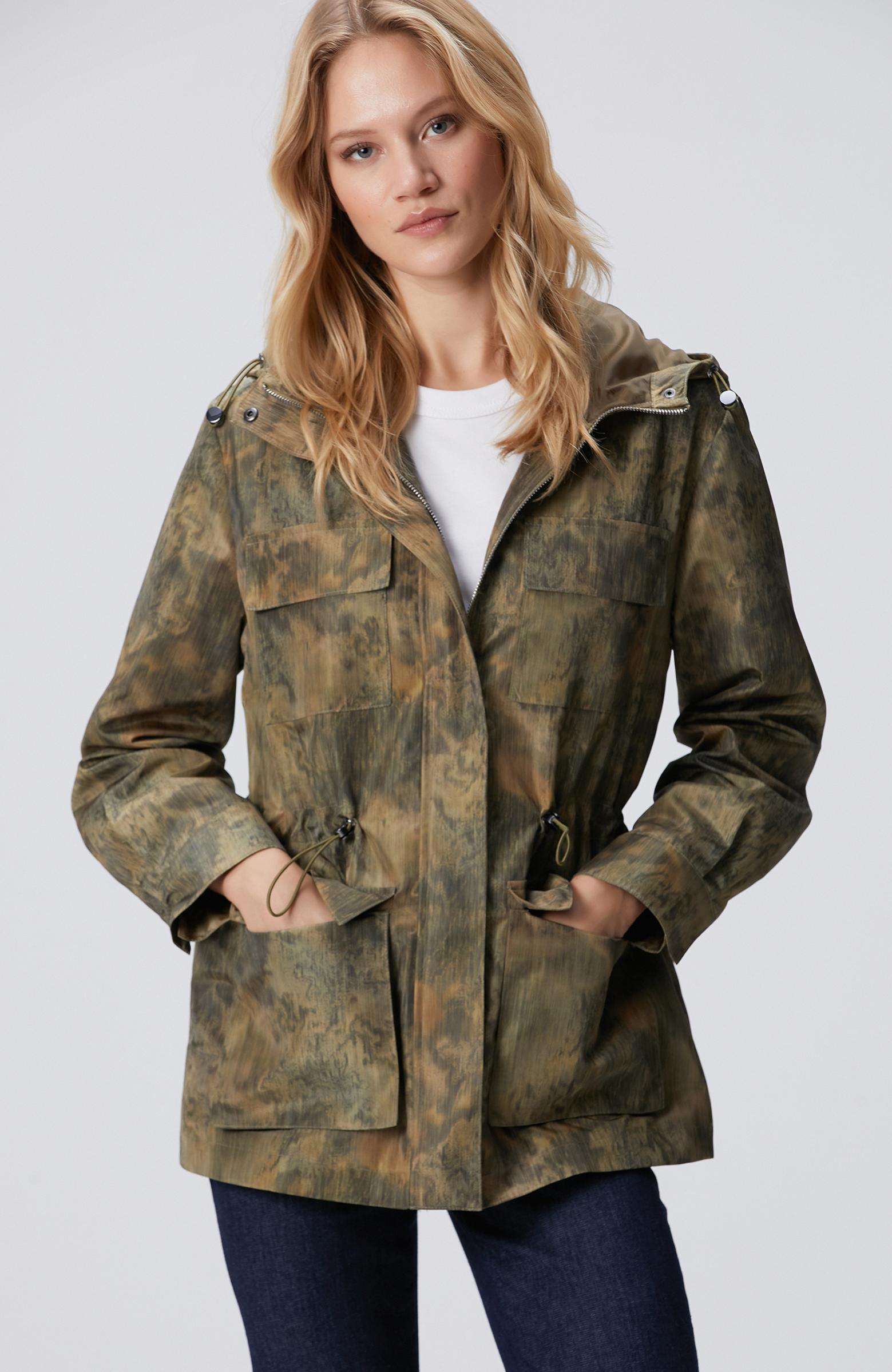  Network Kadın Haki N-Tech Desenli Mont