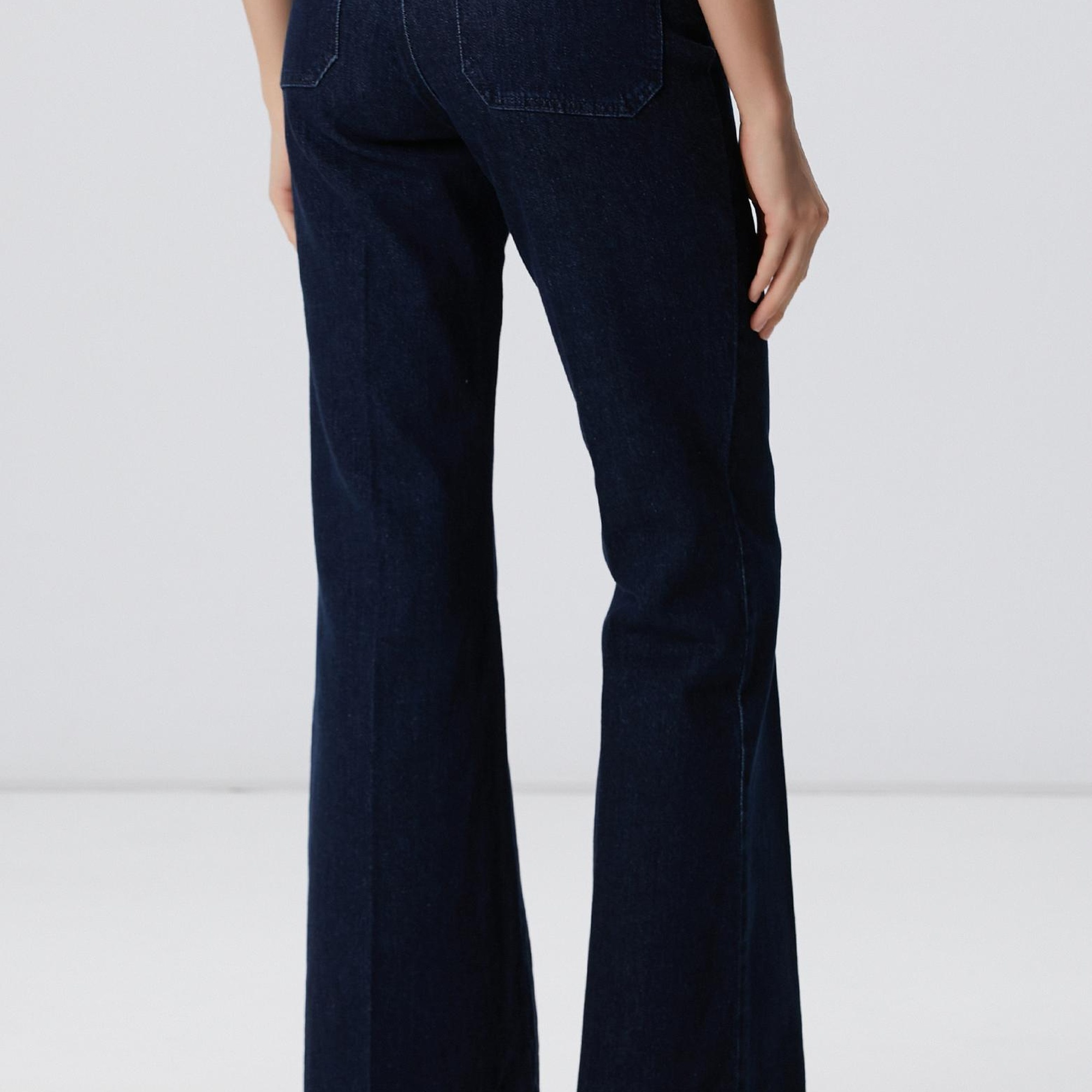 Network Kadın Indigo Denim Pantolon