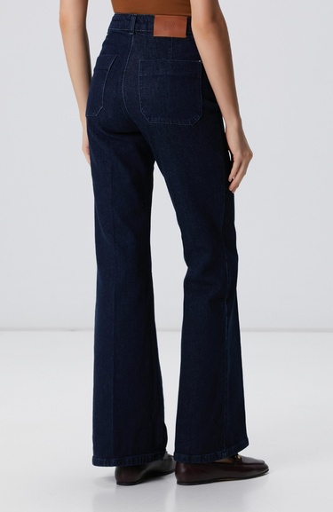  Network Kadın Indigo Denim Pantolon
