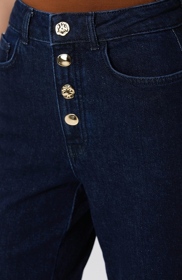  Network Kadın Indigo Denim Pantolon