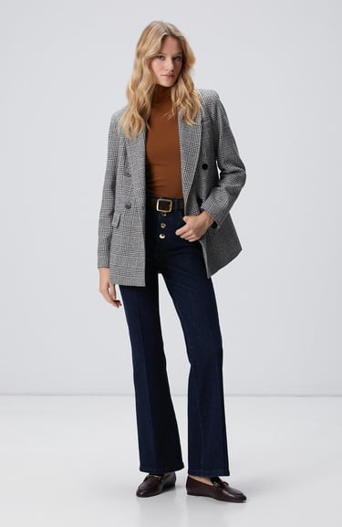  Network Kadın Indigo Denim Pantolon