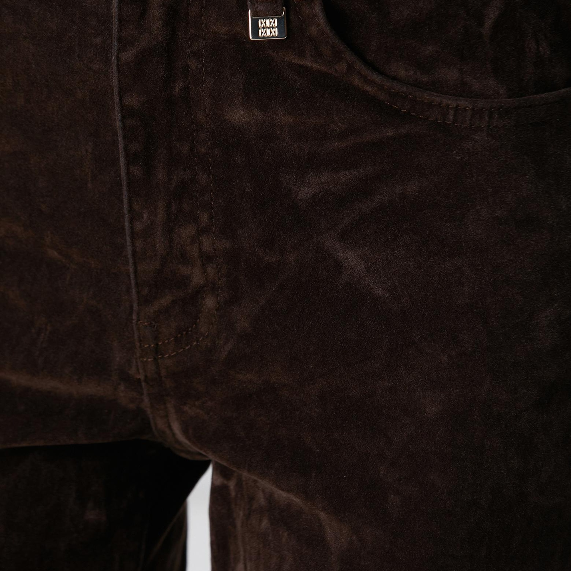 Network Kadın Koyu Kahverengi Denim Pantolon