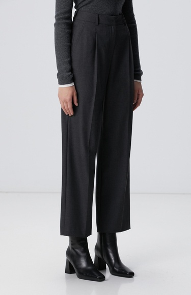  Network Kadın Koyu Gri Pantolon