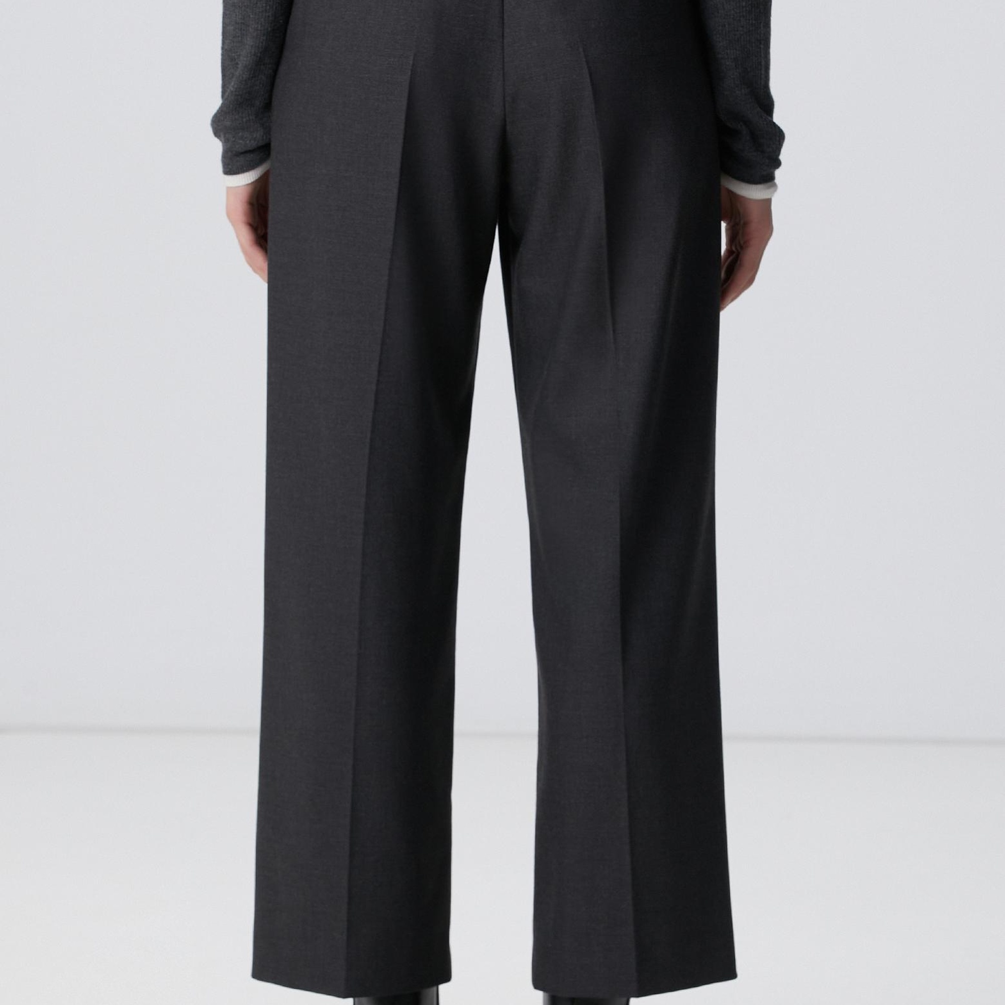 Network Kadın Koyu Gri Pantolon