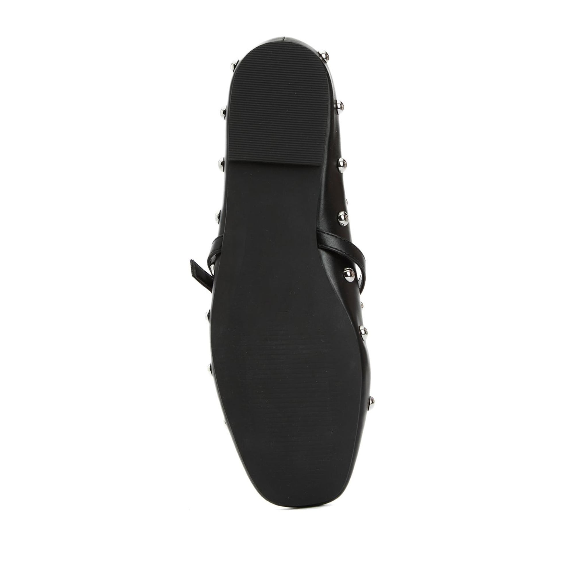 Divarese Kadın Siyah Taşlı Babet