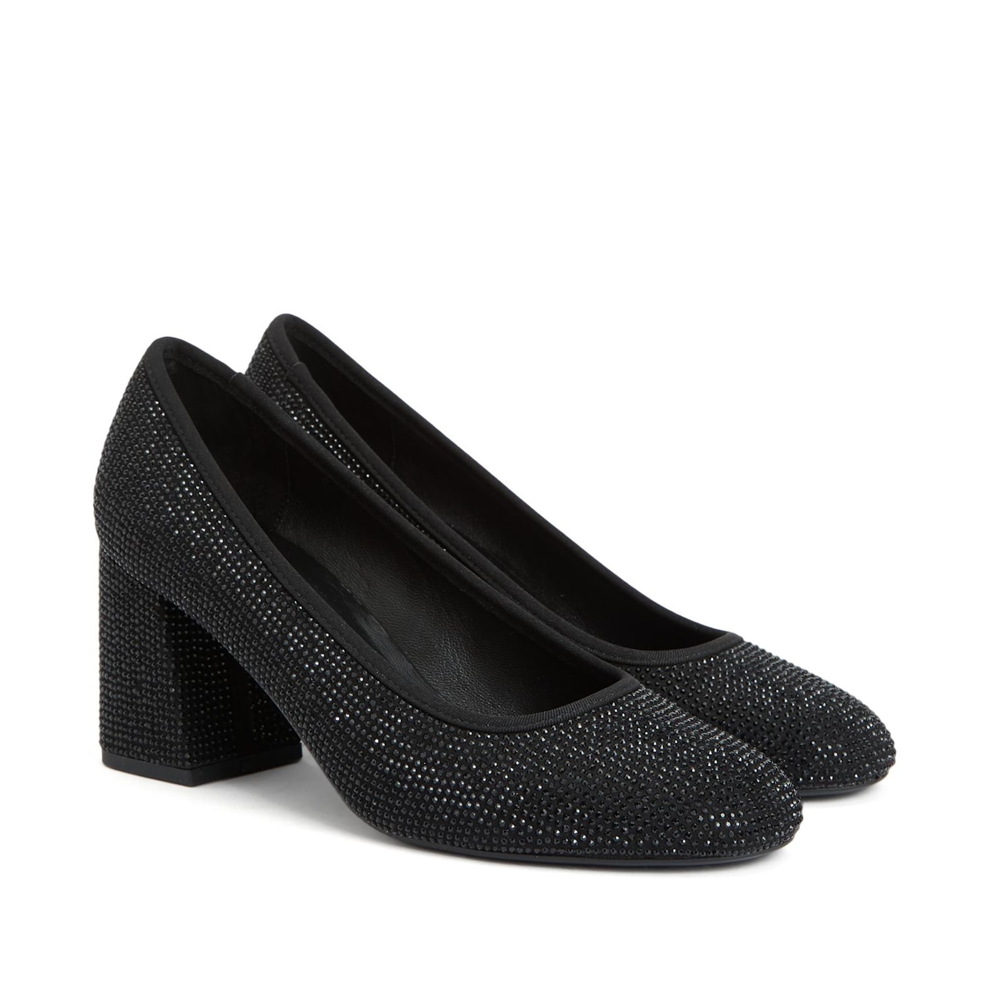Divarese Kadın Siyah Taşlı Topuklu Ayakkabı
