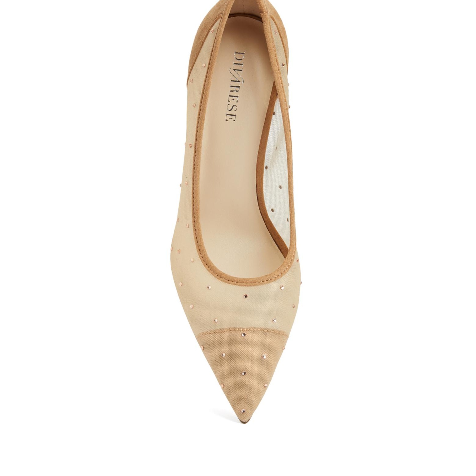 Divarese Kadın Kum Taşlı Topuklu Ayakkabı