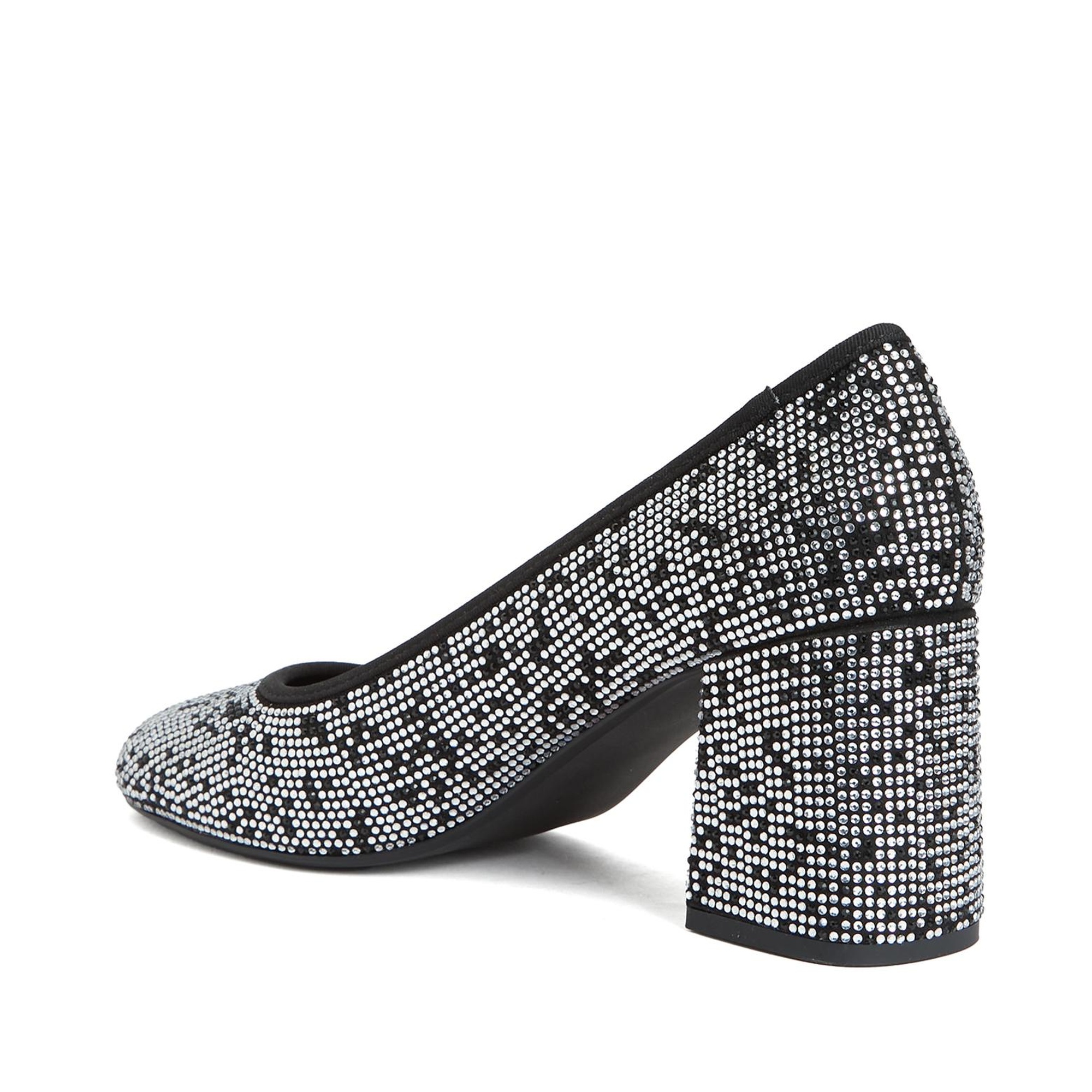 Divarese Kadın Silver Taşlı Topuklu Ayakkabı