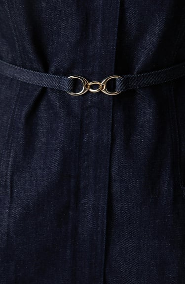  Network Kadın Lacivert Denim Elbise