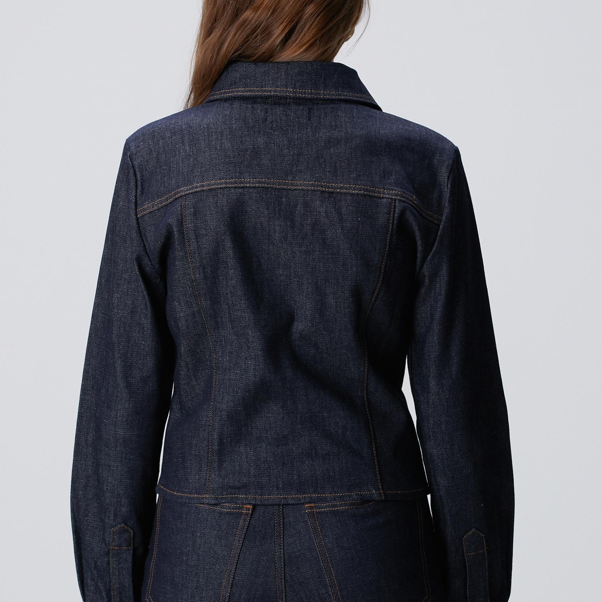 Network Kadın Lacivert Denim Ceket