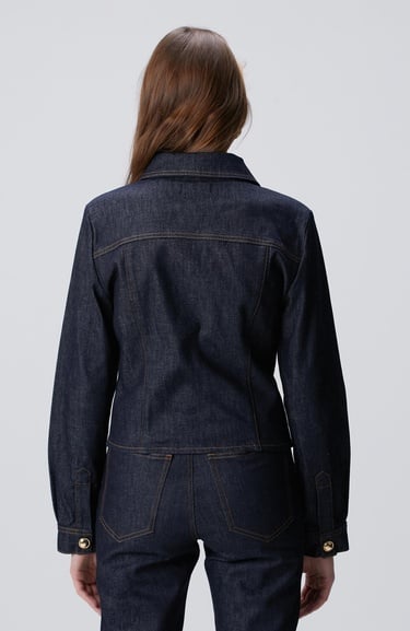  Network Kadın Lacivert Denim Ceket