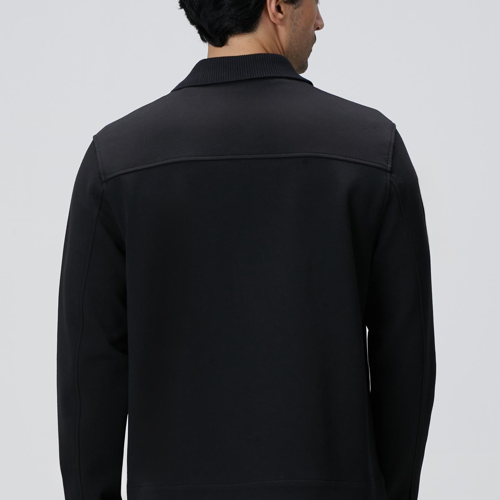 Network Erkek Siyah Dış Gömlek