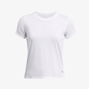  Under Armour Launch leeve Kadın Beyaz Koşu T-Shirt