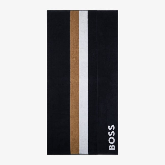  Boss Erkek Siyah Havlu