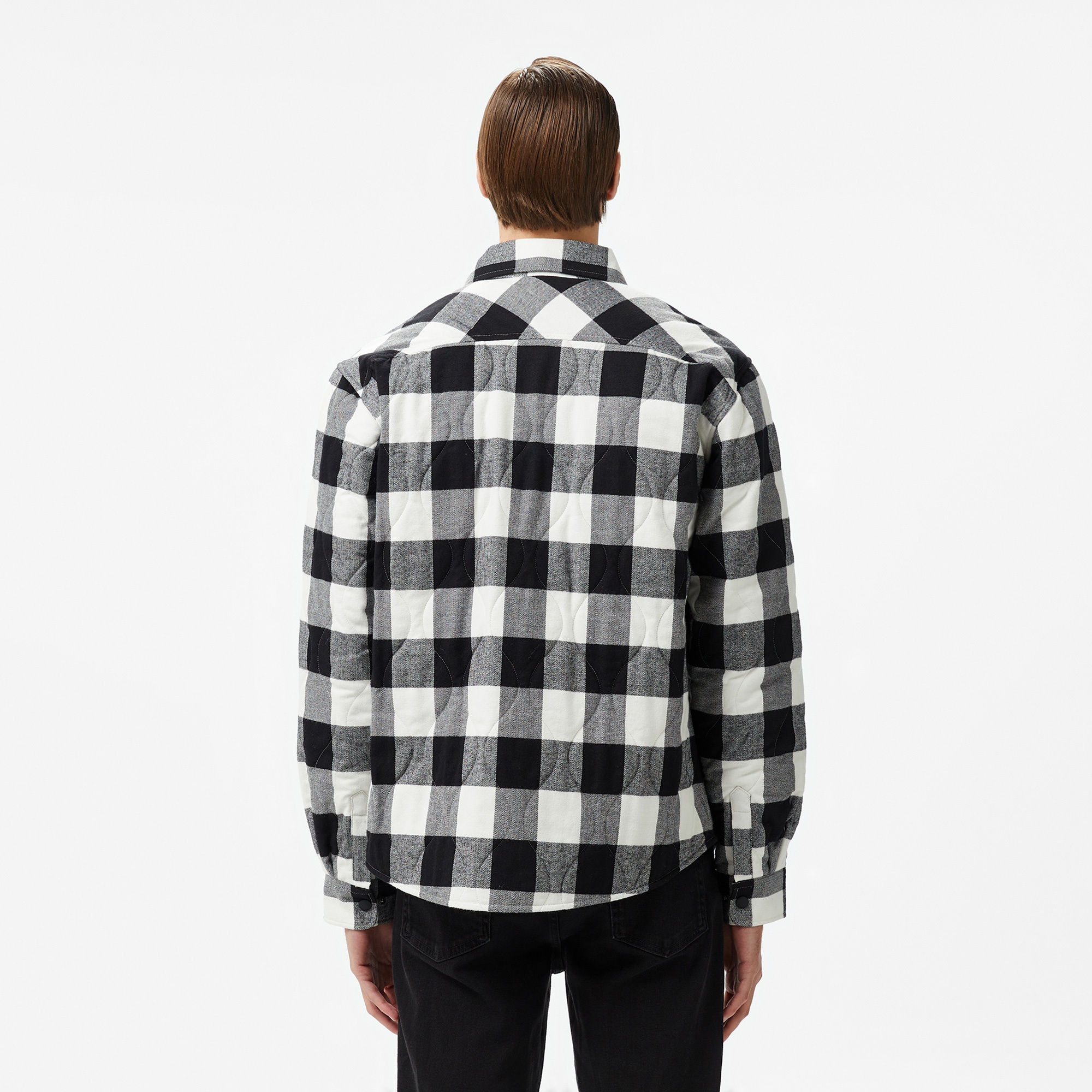 Lacoste Ekose Kareli Erkek Siyah Gömlek