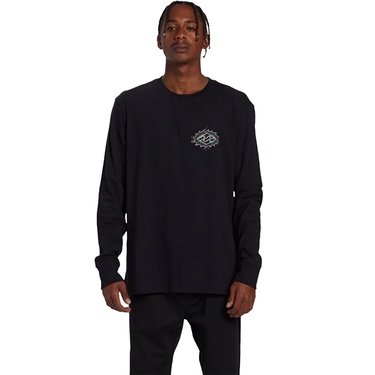  Billabong Crayon Wave Tees Erkek Siyah Tişört