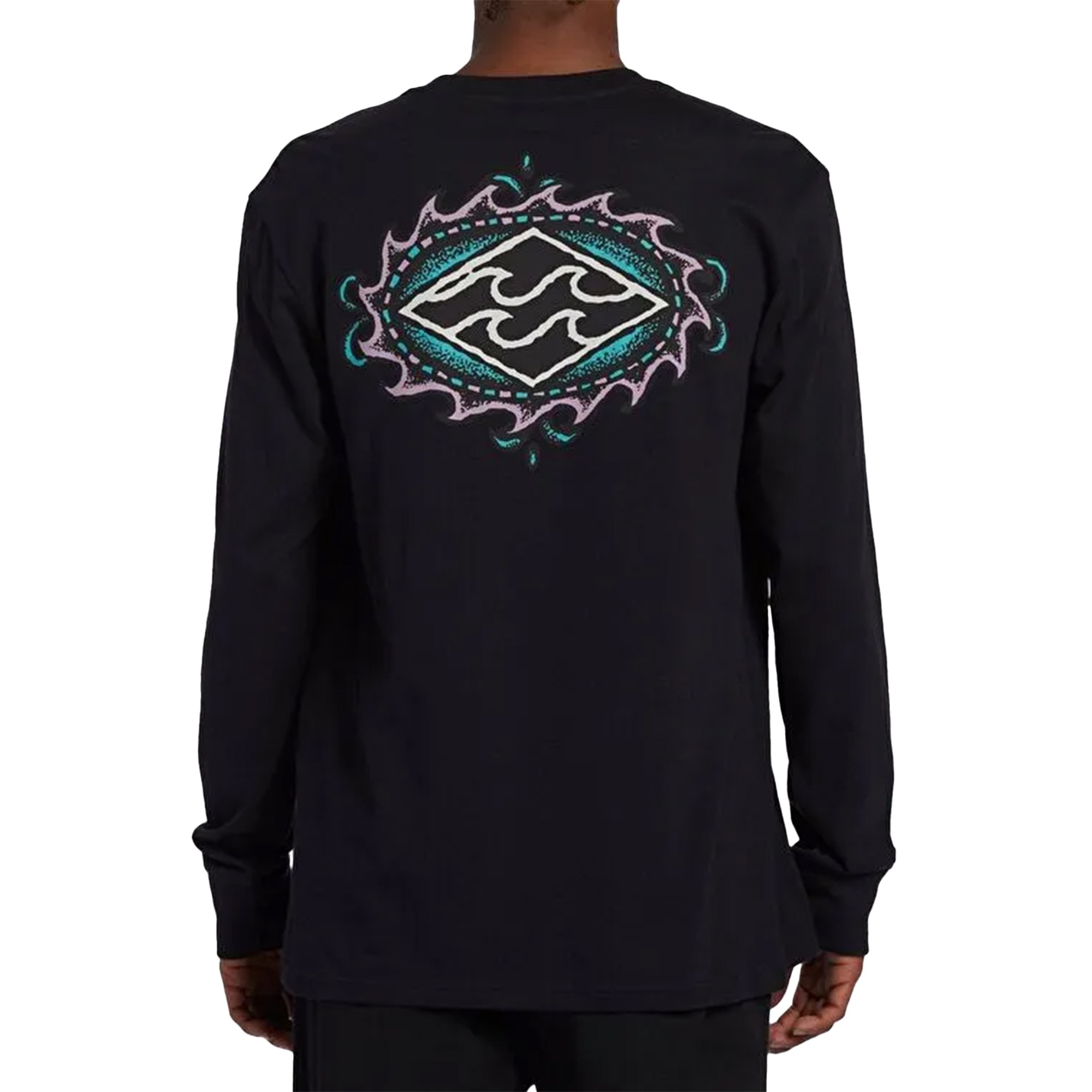 Billabong Crayon Wave Tees Erkek Siyah Tişört