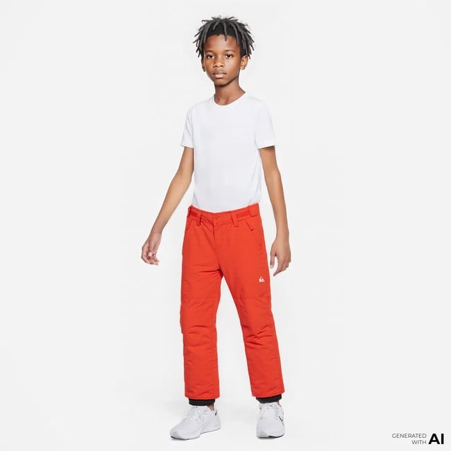  Quiksilver Estate Çocuk Turuncu Kayak Pantolonu