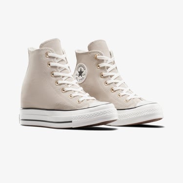  Converse Chuck 70 Wedge Kadın Bej Sneaker