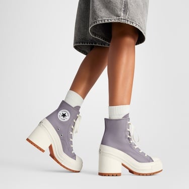  Converse Chuck 70De Luxe Heel Kadın Mor Sneaker