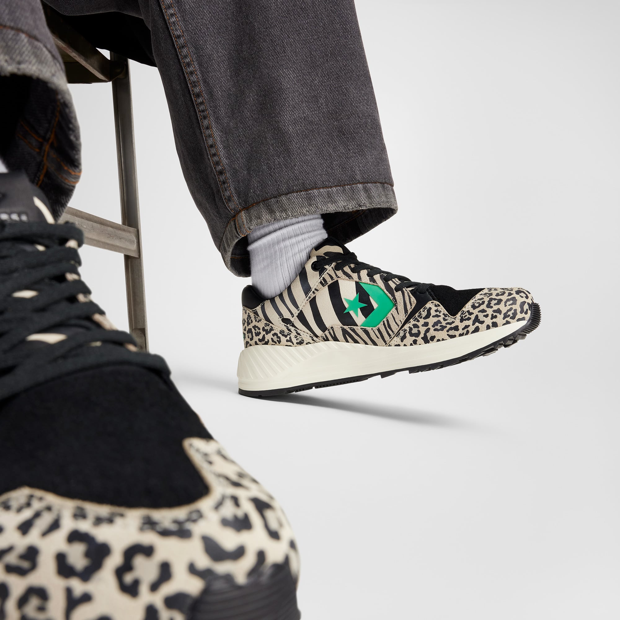 Converse Converse Siyah Wave Trainer Unisex Renkli Sneaker | FashFed Siyah - 12. görsel