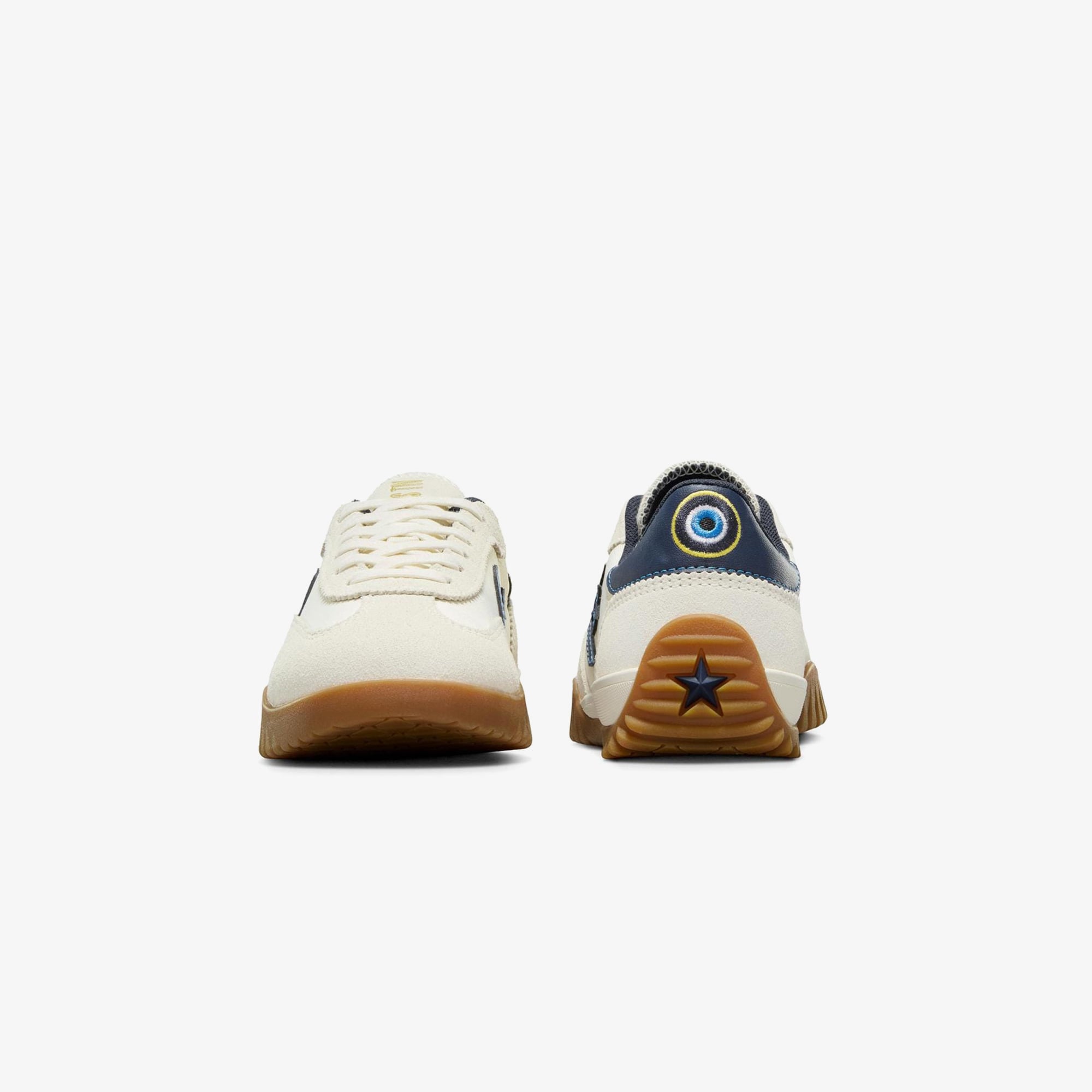 Converse x Evil Eye Run Star Trainer Unisex Bej Süet Sneaker