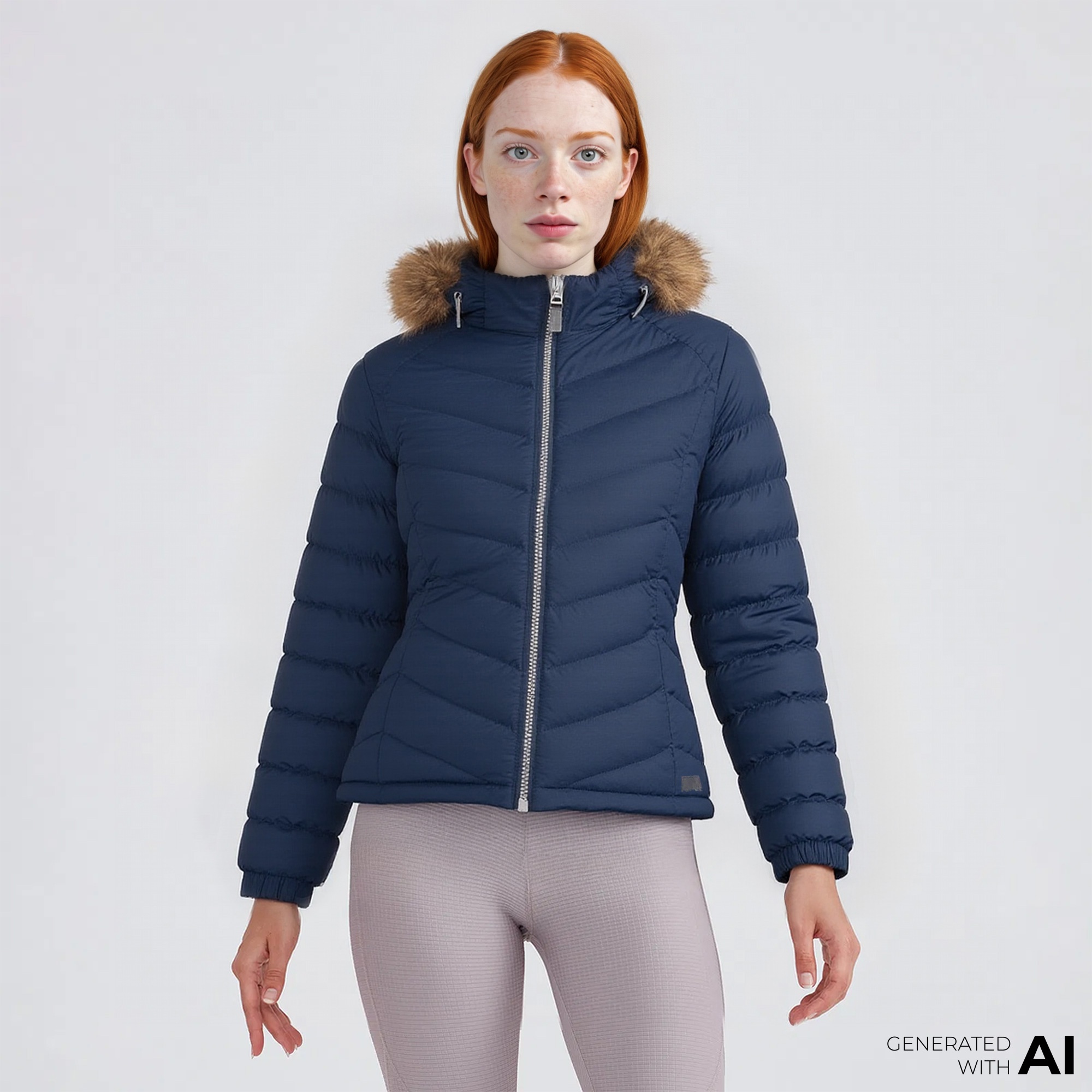 Trespass Nadina Padded Kadın Lacivert Outdoor Mont