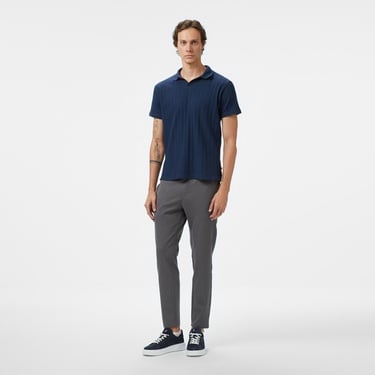  Nautica Erkek Lacivert Classic Fit Polo Yaka T-Shirt