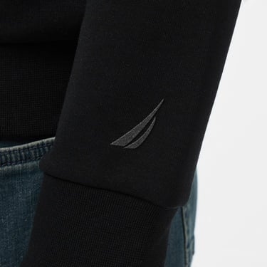  Nautica Erkek Siyah Classic Fit Sweatshirt