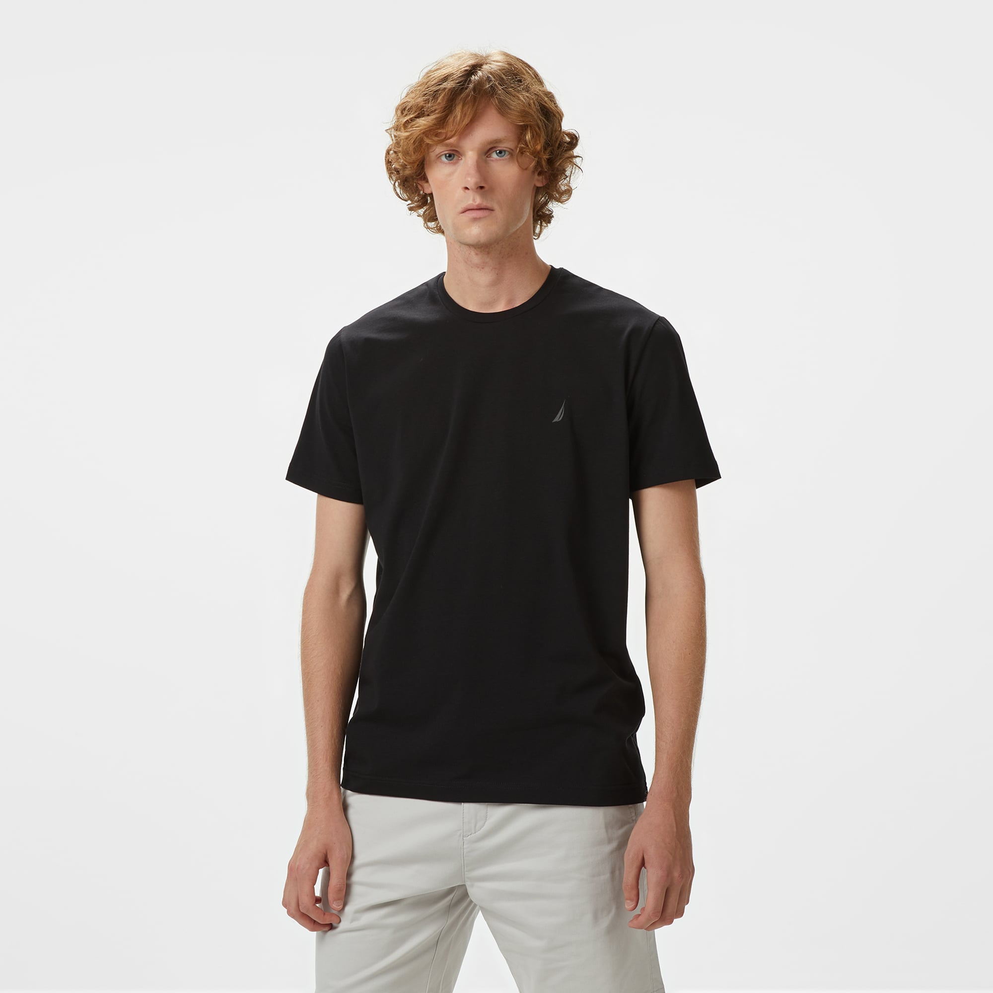  Nautica Erkek Siyah Classic Fit T-Shirt