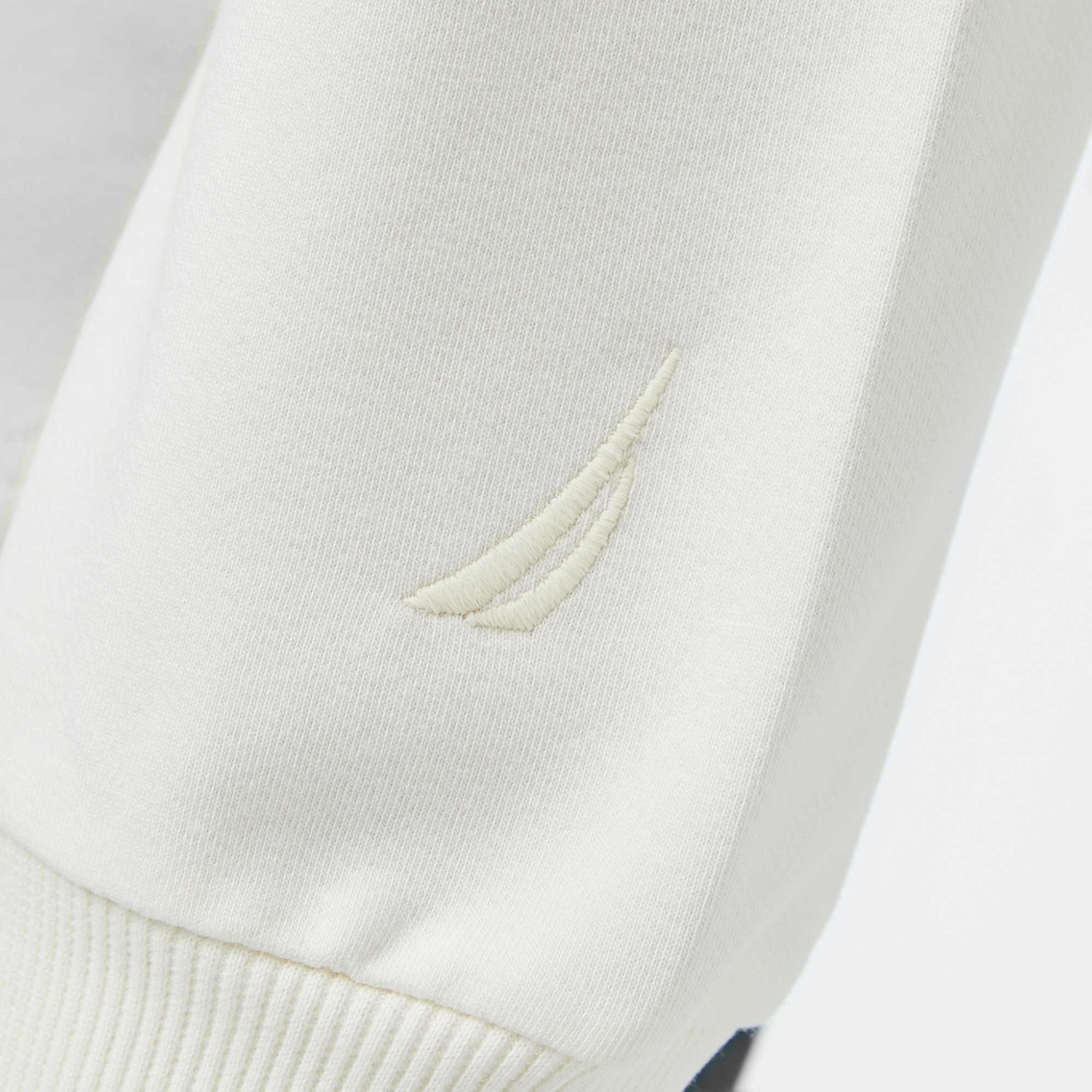 Nautica Erkek Krem Rengi Classic Fit Uzun Kollu Polo Yaka T-Shirt