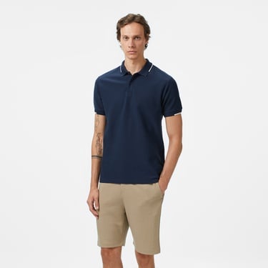  Nautica Erkek Lacivert Classic Fit Polo Yaka T-Shirt