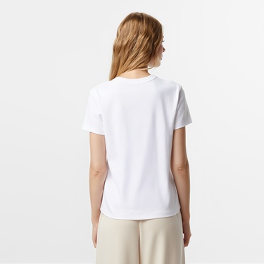  Nautica Kadın Beyaz Classic Fit T-Shirt