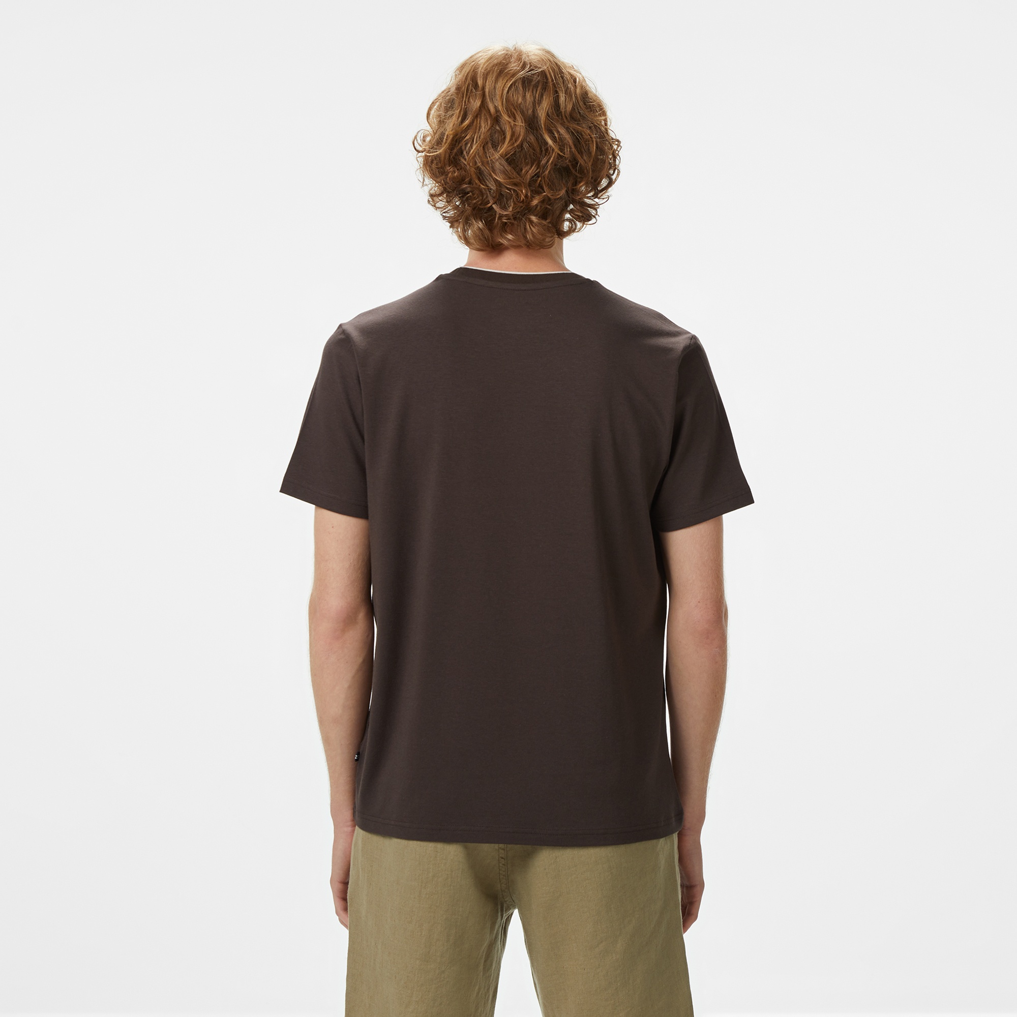 Nautica Erkek Kahverengi Regular Fit T-Shirt