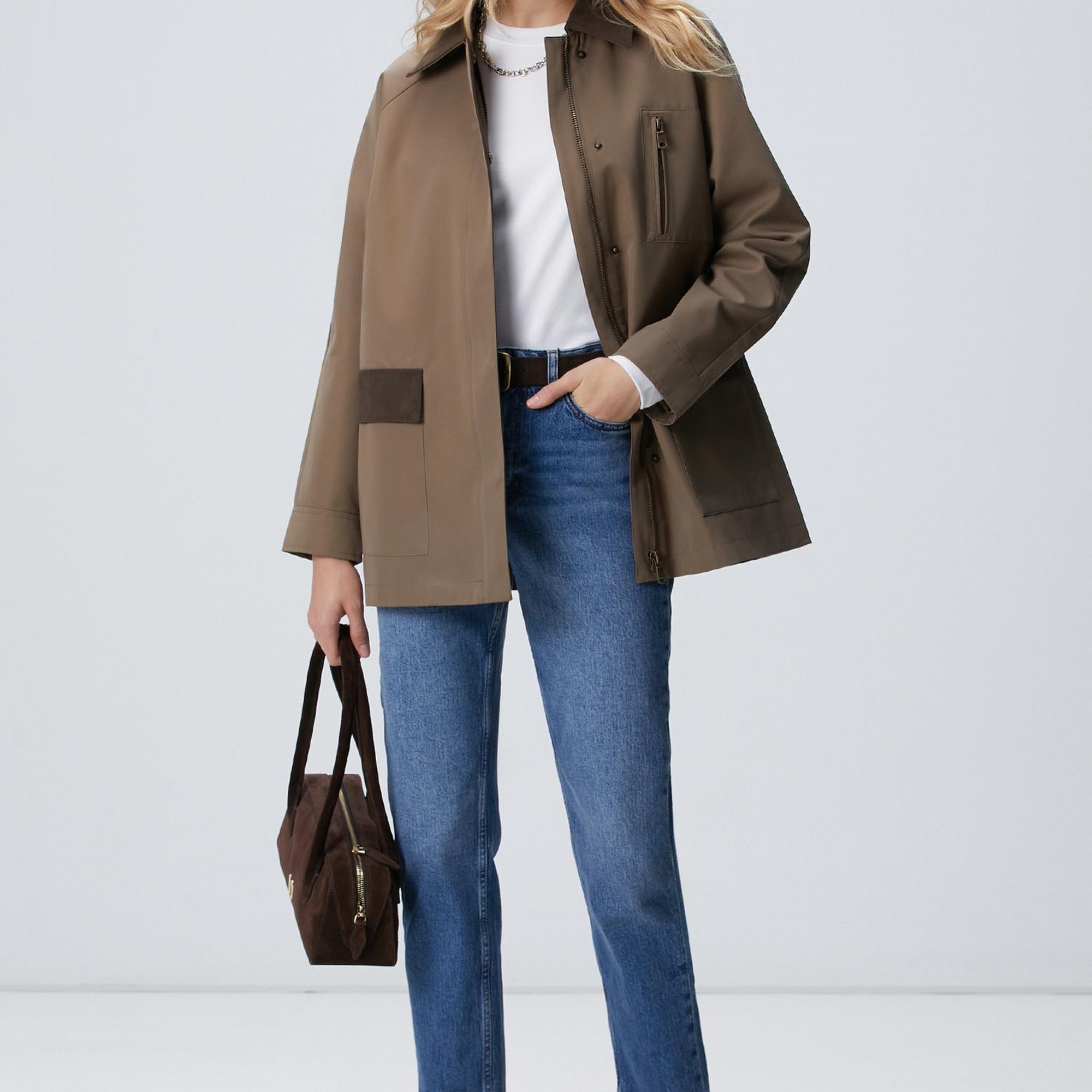 Network Kadın Koyu Mavi Mom Fit Denim Pantolon