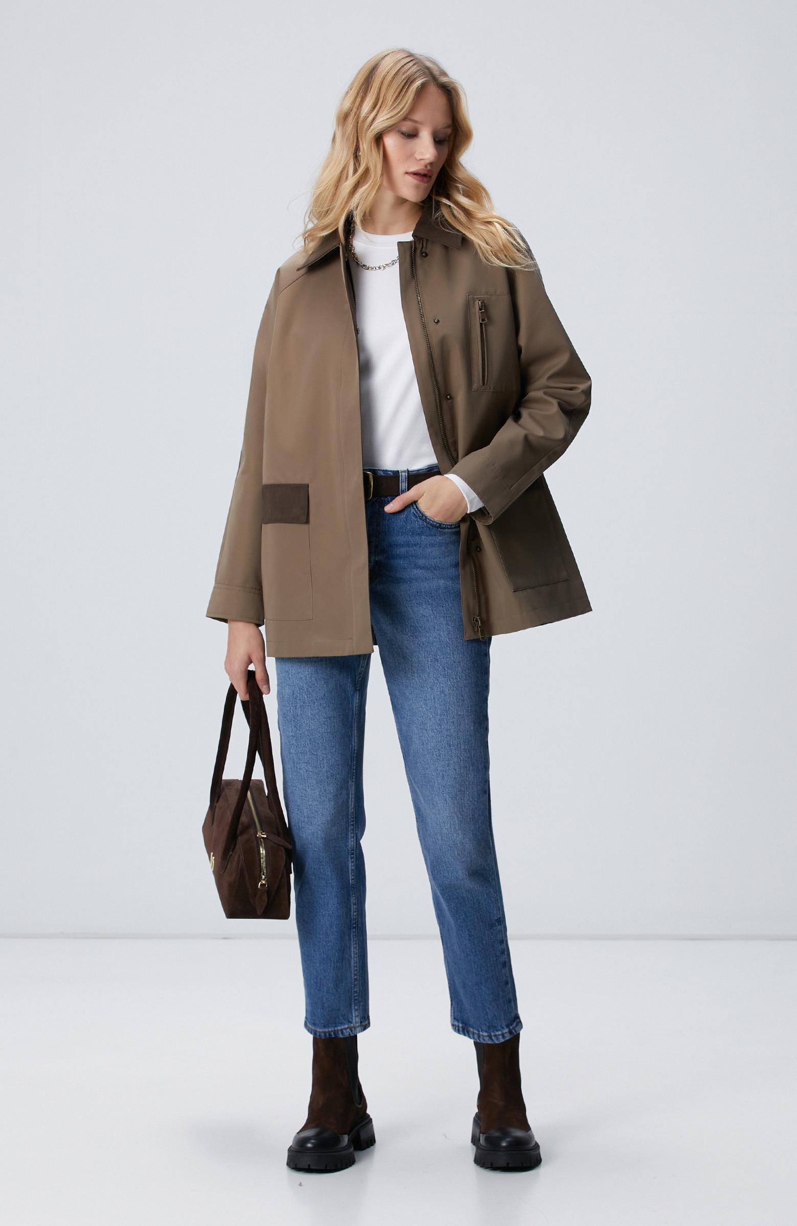  Network Kadın Koyu Mavi Mom Fit Denim Pantolon