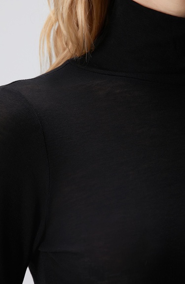  Network Kadın Siyah Yün Karışımlı Kazak