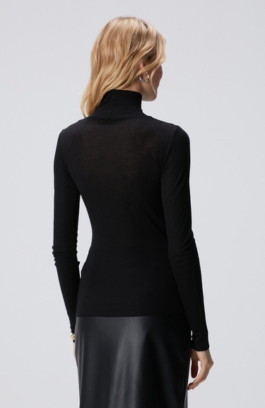  Network Kadın Siyah Yün Karışımlı Kazak