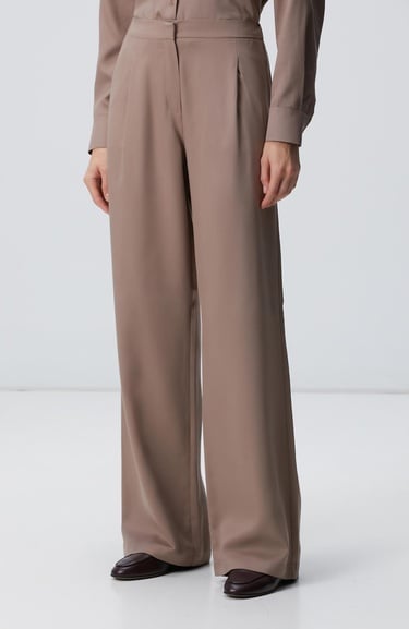  Network Kadın Vizon Palazzo Pantolon