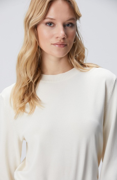  Network Kadın Kırıkbeyaz Basic Kazak