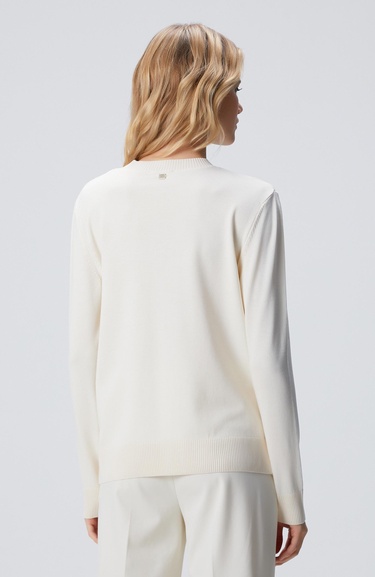  Network Kadın Kırıkbeyaz Basic Kazak