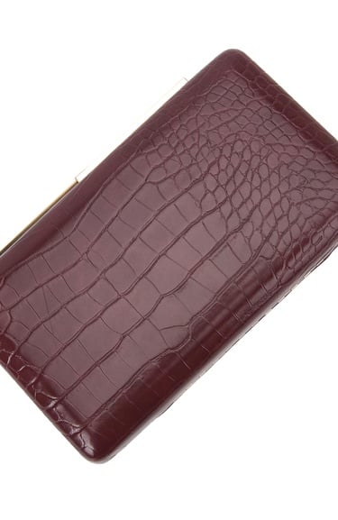  George Hogg Kadın Bordo Clutch