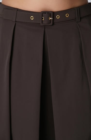  Network Kadın Haki Pileli Etek