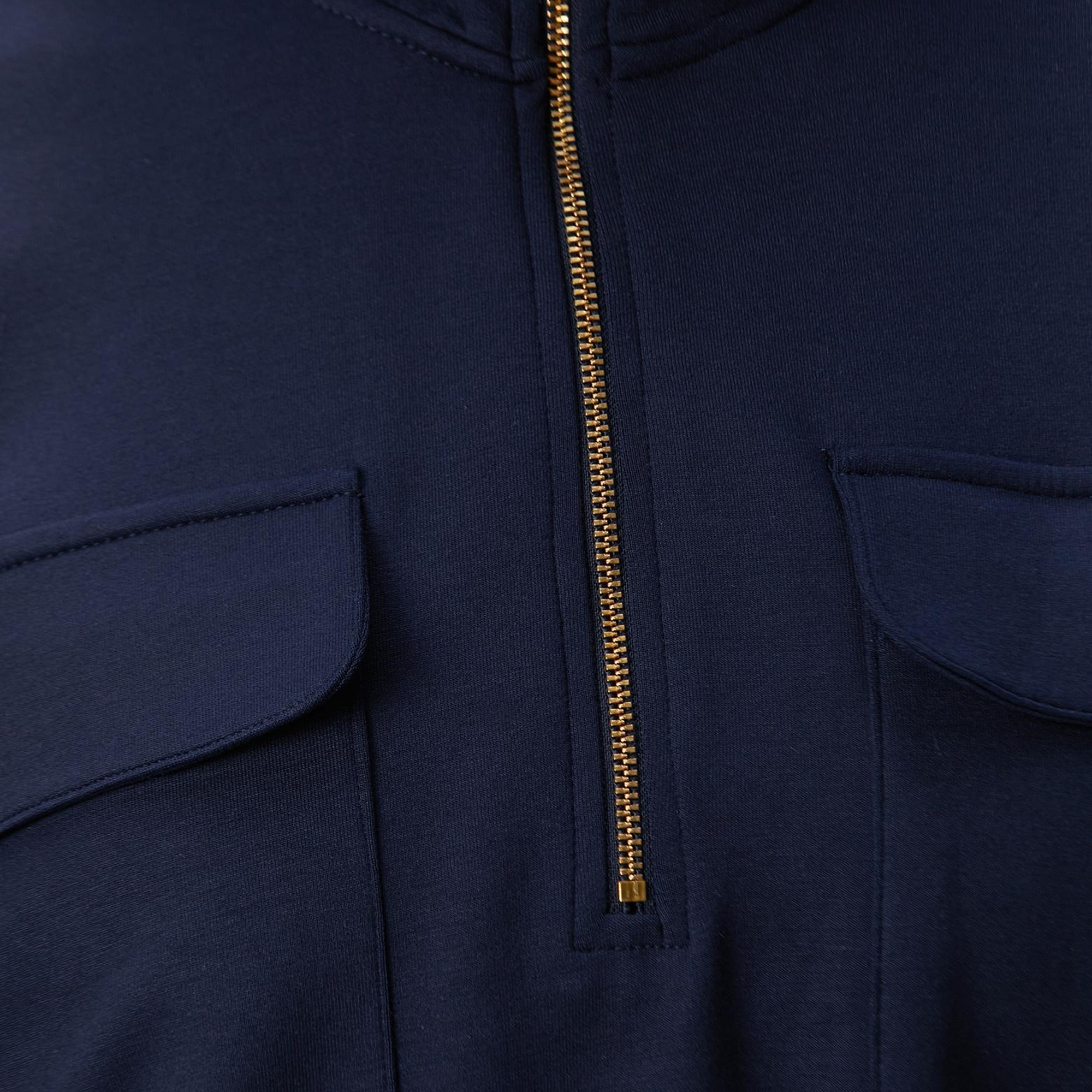 Network Kadın Lacivert Fermuarlı Sweatshirt