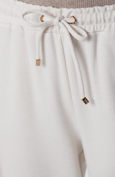  Network Kadın Bej Dikiş Detaylı Casual Pantolon