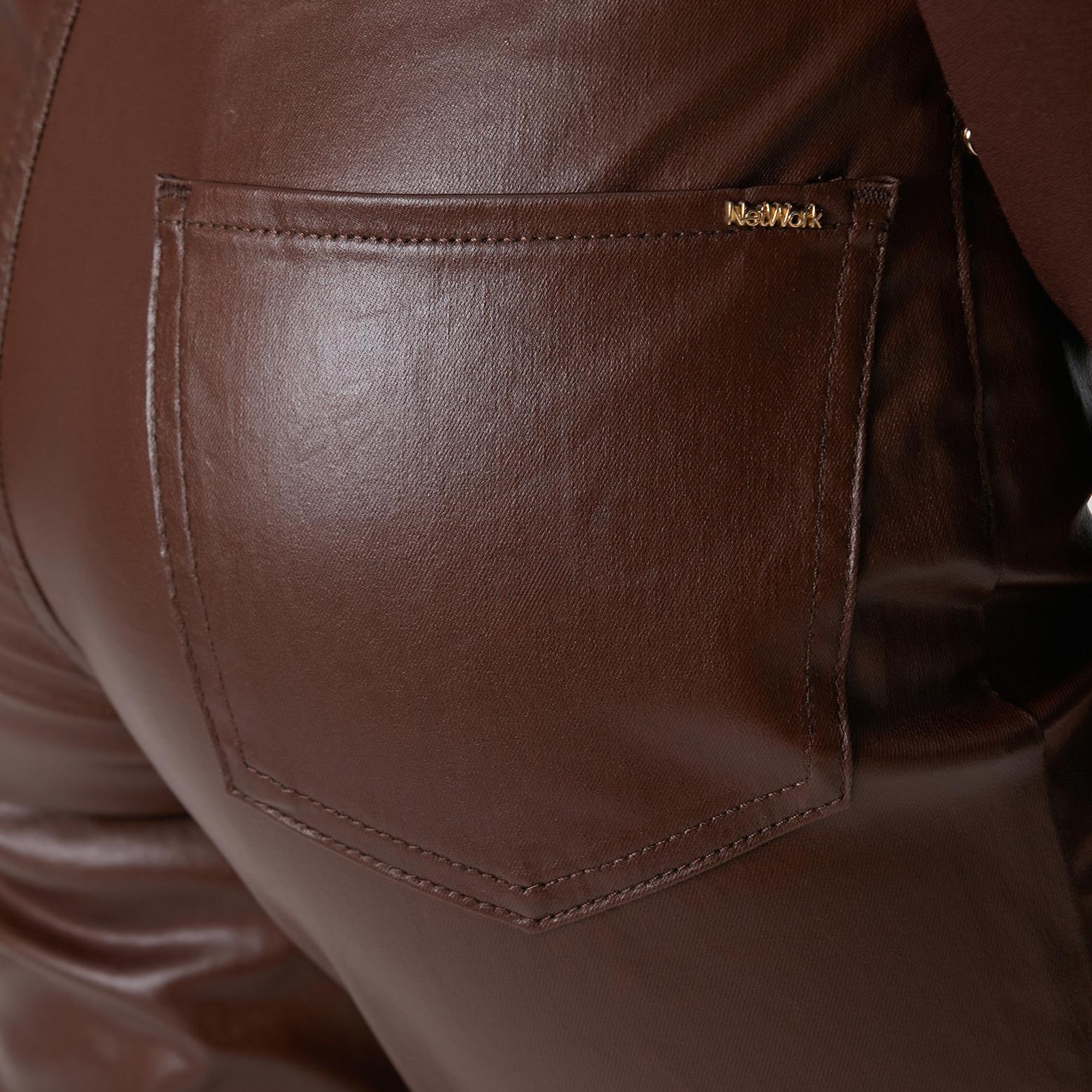 Network Kadın Kahverengi Kaplamalı Pantolon