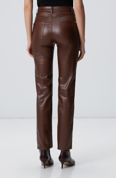  Network Kadın Kahverengi Kaplamalı Pantolon